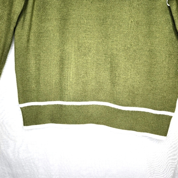 Evaless turtleneck Sweater. Green. XL - Picture 7 of 11